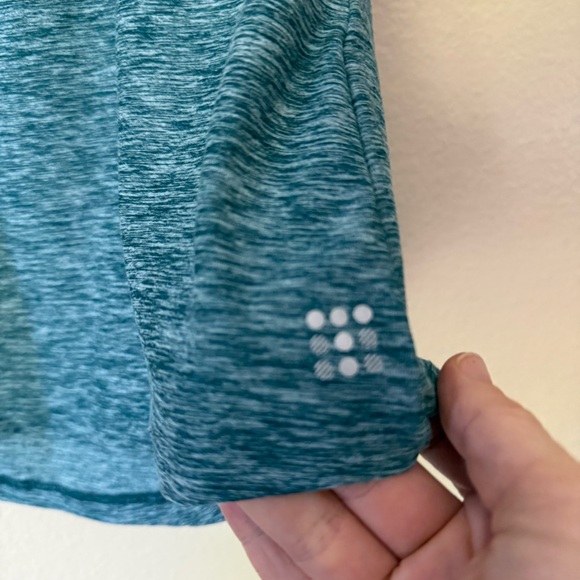 Title Nine Teal Heathered Tank Top - Picture 2 of 4